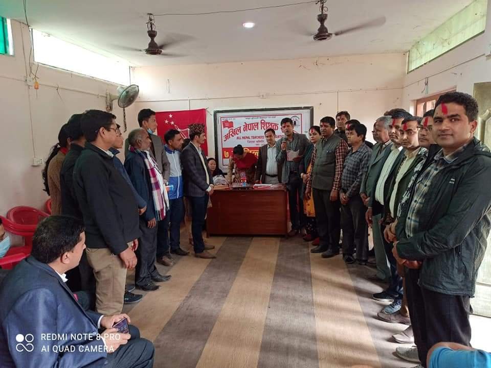 अखिल नेपाल शिक्षक संगठन रुपन्देहीको अध्यक्षमा चालिसे
